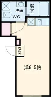 カーサムジカ北千住【5階】の間取り