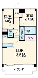 ワコーレ春日部【4階】の間取り