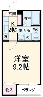 エリーゼヒルズ【2階】の間取り