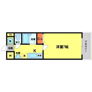 スカーレット江坂【8階】の間取り