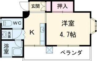 第1小野ビル【5階】の間取り