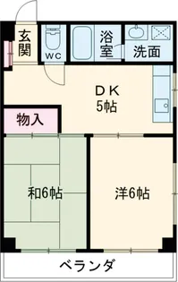 エクセル西一之江【4階】の間取り