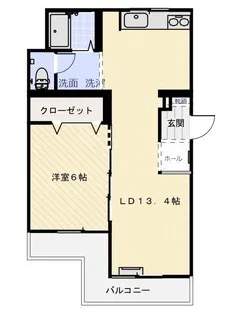 トレフールu【03020号室】の間取り