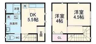 ニュクス【1号室】の間取り