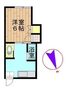 ランドサニー荘【2階】の間取り