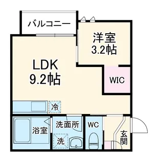 REGALEST さいたま新都心【1階】の間取り