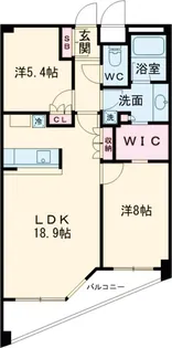 パシフィックレジデンス目黒本町【4階】の間取り