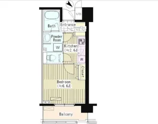 PRIME URBAN 東中野 COURT【10階】の間取り