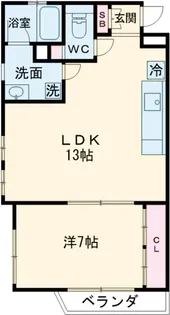 アーミーヒルズ【301号室】の間取り