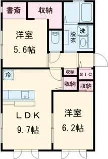 NEO.816Ⅲ【102号室】の間取り