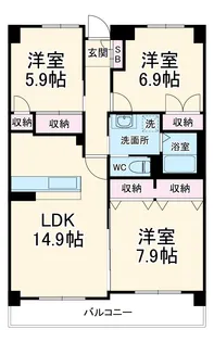 ISM大宮三橋【2階】の間取り