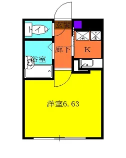 ミルブルック【1階】の間取り