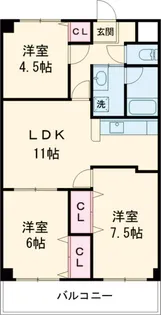 アネックス高島平【5階】の間取り