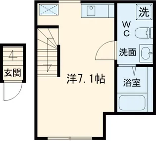 cocoha都立大【2階】の間取り
