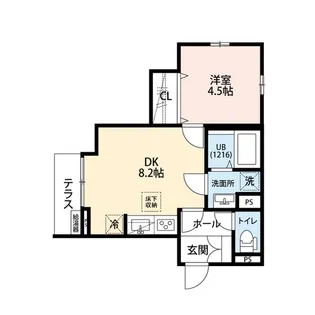 アムール淵野辺【2階】の間取り