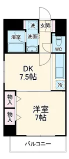 ライオンズマンション四条西洞院【9階】の間取り