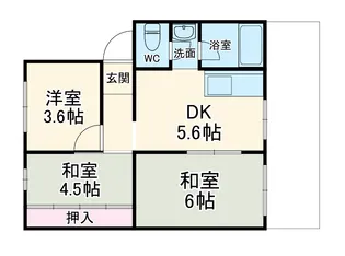 メゾン冨田【3階】の間取り