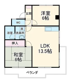 レジデンス羽田【207号室】の間取り