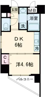 プラティーク目白【102号室】の間取り