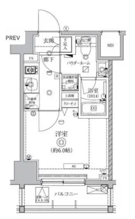 クオリタス南大井【5階】の間取り