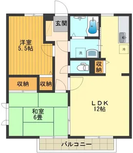 レークヒル【2階】の間取り