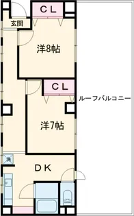 境交通吉祥寺ビル【5F号室】の間取り
