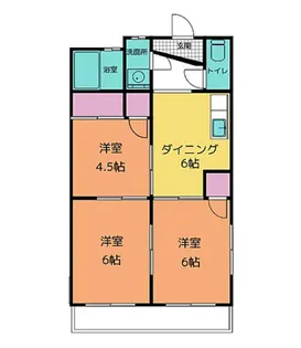 グリーンハイツ井出A【1階】の間取り