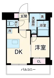 ブライズ鷺沼【103号室】の間取り