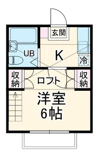 シティパレス上尾5【1階】の間取り