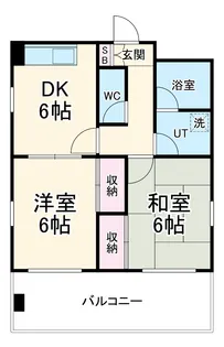 M・HILL’S30【1B号室】の間取り