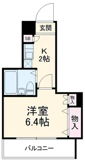 アルテハイム二条城【3階】の間取り