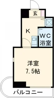 アルテハイム二条城【4階】の間取り