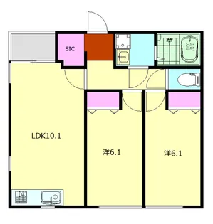 N's ROOM【2階】の間取り