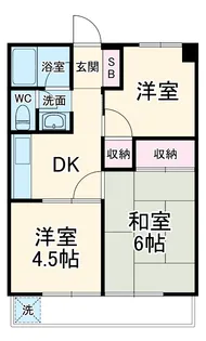 マンション市兵衛【3階】の間取り