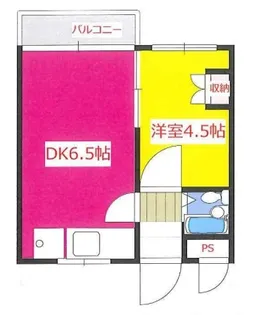 カーサ西八王子【101号室】の間取り