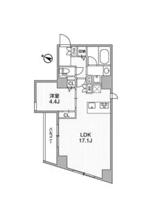 GranDuo下北沢12【4階】の間取り