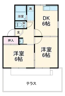 ハイツ白金【1階】の間取り