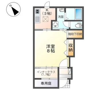 ヴェリテ【1階】の間取り
