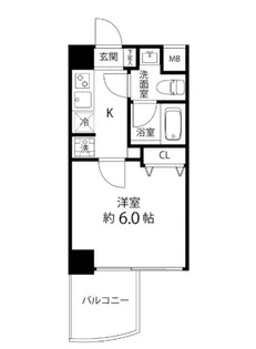 マーレ横浜白金【5階】の間取り