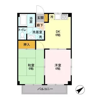 ハイツストーンリーク【1階】の間取り