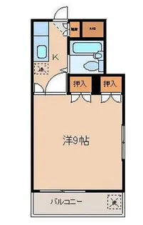 パールハイツ立川【401号室】の間取り