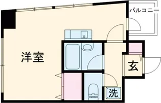 早稲田ノースウエストビルディング【3階】の間取り