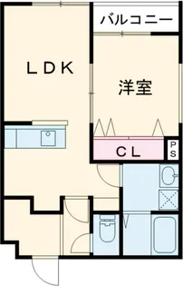 テラクワトロ【201号室】の間取り