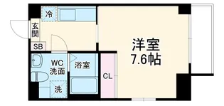 リアライズ高畑【8階】の間取り