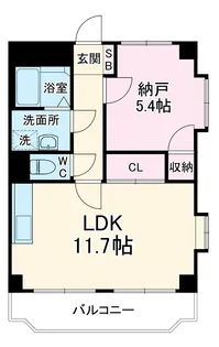 ユーミー生桑マンション【404号室】の間取り