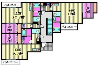 Mark Duo岩槻【2階】の間取り
