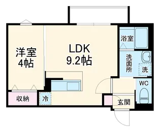 ROBOT HOME 検見川Ⅱ【2階】の間取り