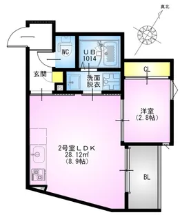 REGALEST 柏泉町【1階】の間取り