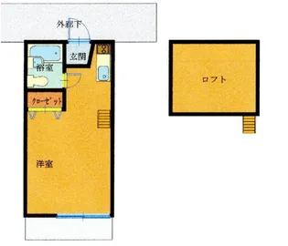 栄マンション【203号室】の間取り