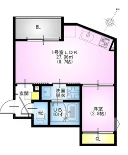 REGALEST 柏泉町【2階】の間取り